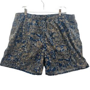 Bert Pulitzer Sport Swim Trunks Shorts Men's Sz XL Collector Edition Blue